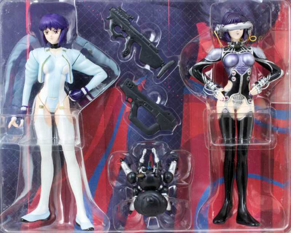 Ghost in the Shell Motoko Kusanagi Figure Hard Disk & White Out Set ALPHA JAPAN Japanimedia Store FRONT