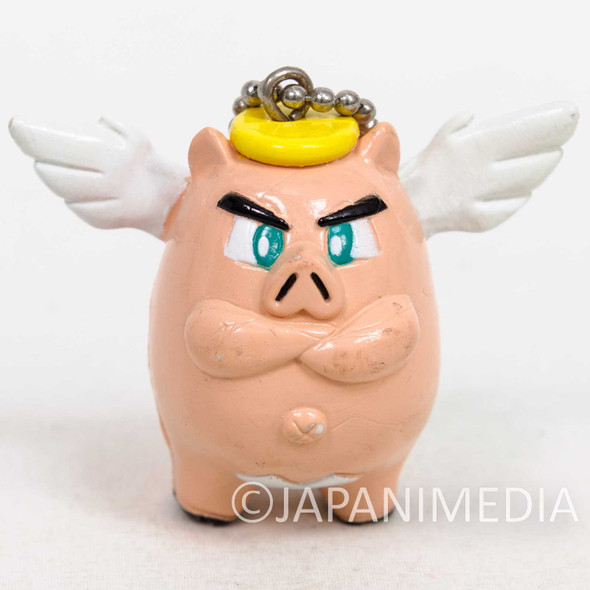 Retro RARE! Parodius Michael Angel Pig Figure Ballchain /KONAMI Japanimedia Store FRONT