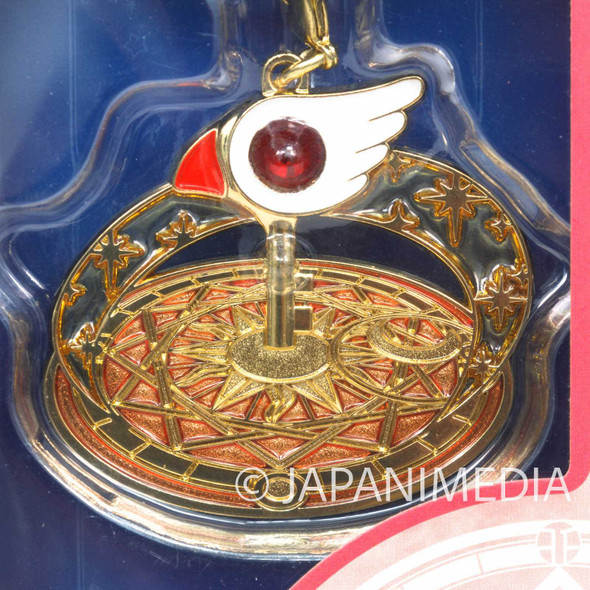 Cardcaptor Sakura Clow Key Charm Stained glass type Key chain CLAMP JAPAN ANIME Japanimedia Store FRONT