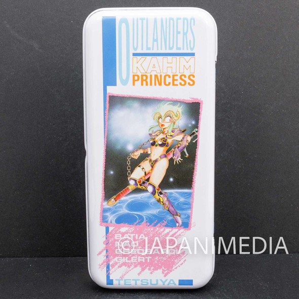 Retro RARE! Outlanders Princess Kahm Can Pen Case #1 Japanimedia Store FRONT