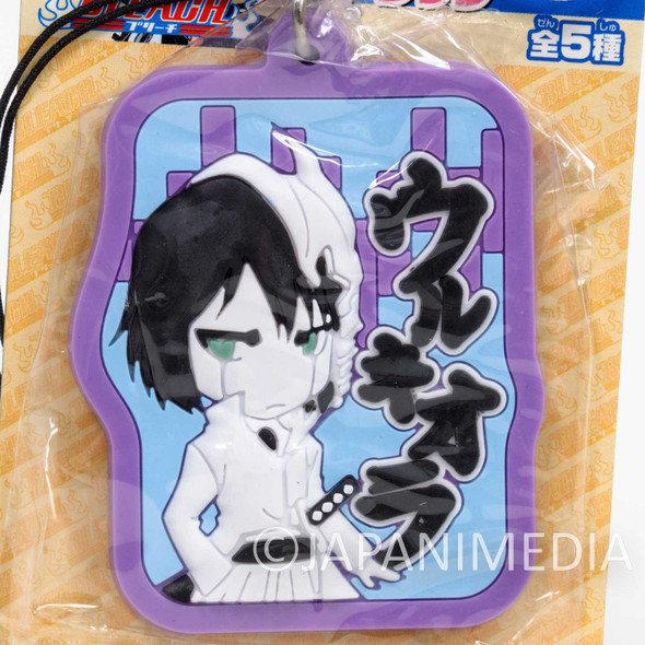 BLEACH Ulquiorra Cifer Relief Rubber Mascot Strap BANPRESTO Japanimedia Store FRONT