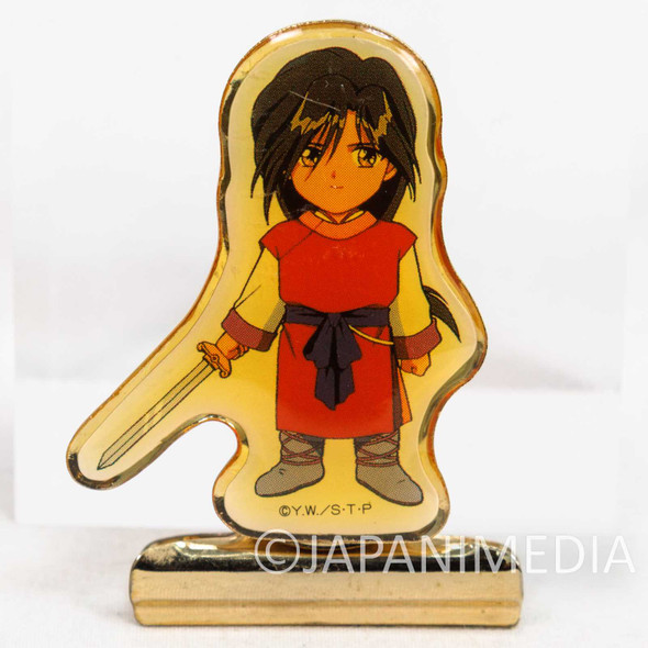 Retro RARE!! Fushigi Yugi Hotohori Metal Clip Japanimedia Store FRONT