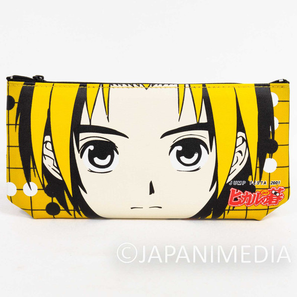 Retro RARE! Hikaru no Go Shindo Sai Fujiwara Soft Pen Case JUMP FESTA 2001 Japanimedia Store FRONT