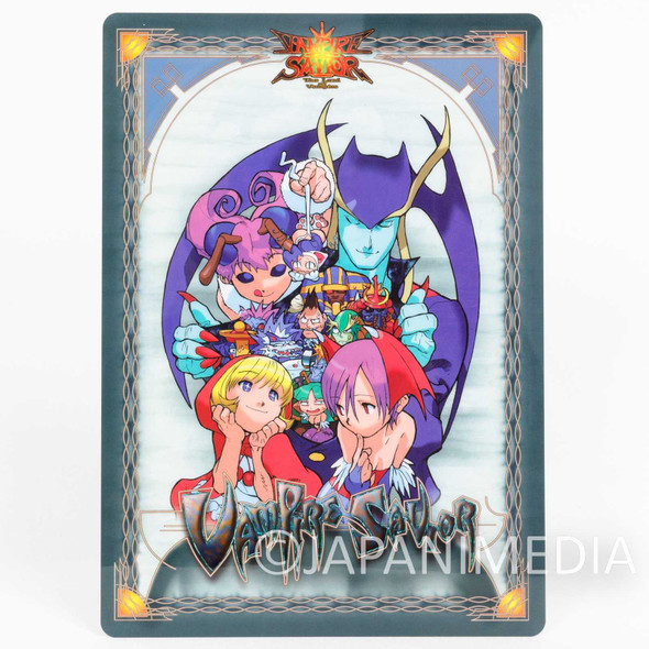 Darkstalkers Vampire Hunter Savior Plastic Pencil Board Pad Shitajiki Capcom 4 Japanimedia Store FRONT