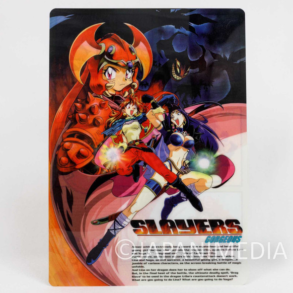Slayers Lina Inverse & Naga the Serpent Plastic Pencil Board Pad Shitajiki 2 Japanimedia Store FRONT