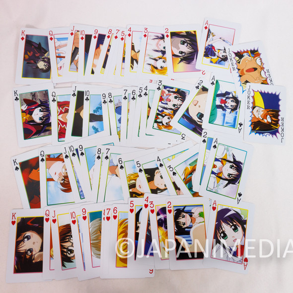 Mahoromatic Playing Cards Trump Deck GAINAX Vintage Anime Japan | Japanimedia Store Front