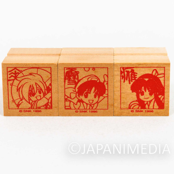 Samurai Shodown Mini Stamp 3pc Set / Nakoruru Rimururu Shizumaru Hisame Japanimedia Store FRONT