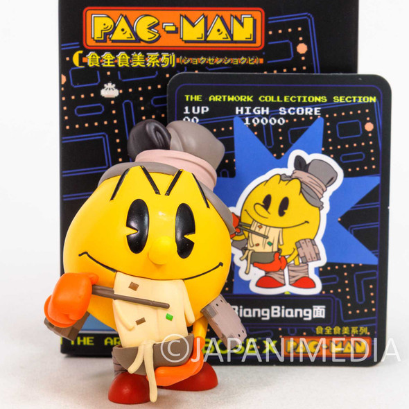 Pac-Man Cosplay Mini Figure Dan Dan Noodles ver. / PAC-LAND NAMCO FAMICOM Japanimedia Store FRONT