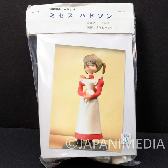 Retro RARE!! Sherlock Hound Detective Holmes Sherlock Holmes Mrs. Hudson Resin Cast Model Kit Japanimedia Store FRONT