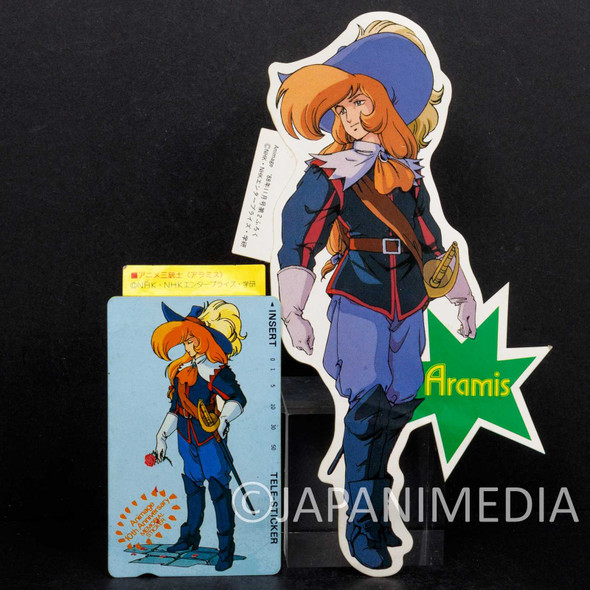 Anime Sanjushi Aramis Rubber Sticker Set / The Three Musketeers Japanimedia Store FRONT