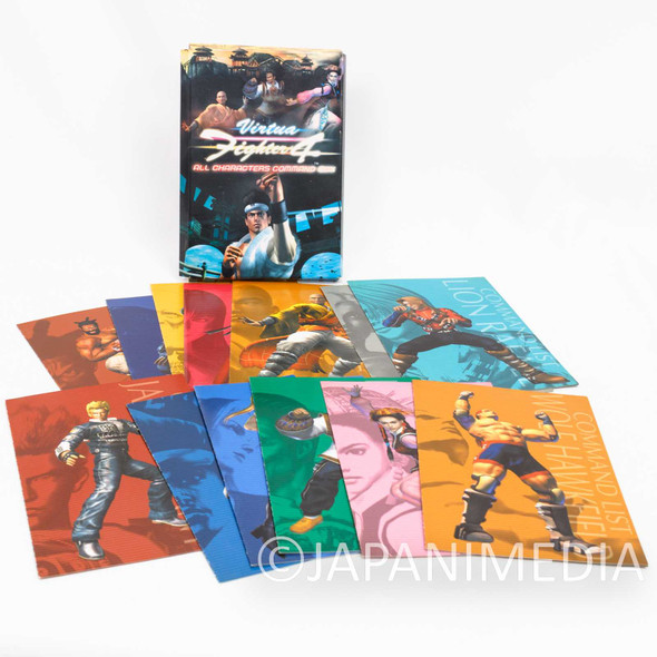 Virtua Fighter 4 Characters Command Card 13pc Set SEGA JAPAN GAME Japanimedia Store FRONT