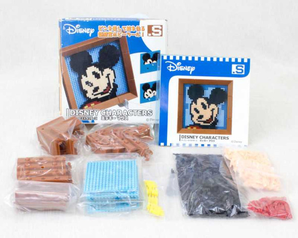 Disney Characters Mickey Mouse Dots .S Puzzle w/Flame Pin Panel Tomytec JAPAN Japanimedia Store FRONT