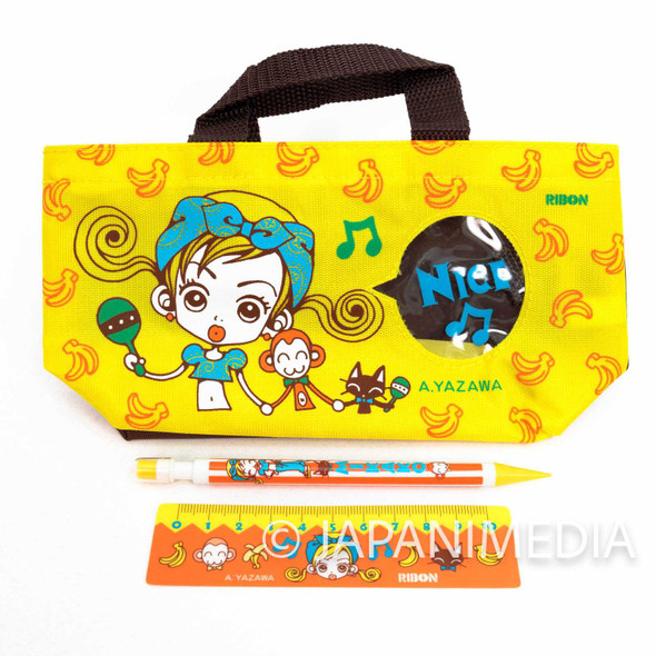 Neighborhood Story Stationery Set [Pen case pouch / Mechanical pencil / Ruler] RIBON 1997 Japanimedia Store FRONT