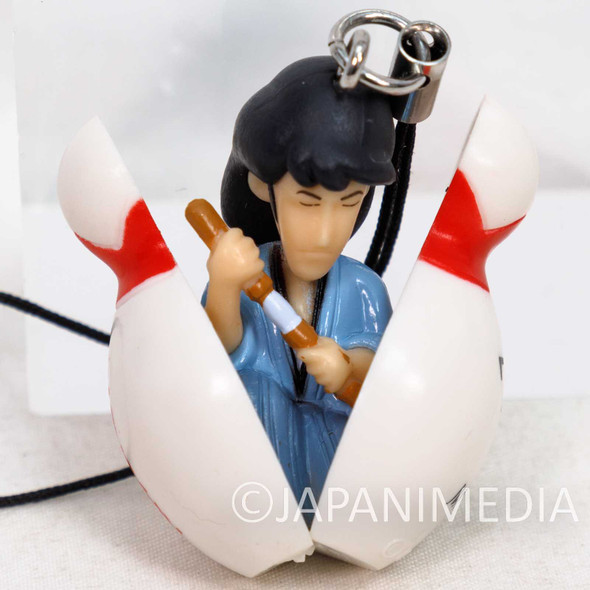 Lupin the Third Goemon with Bowling Pin Figure Strap JAPAN ROUND 1 Japanimedia Store FRONT