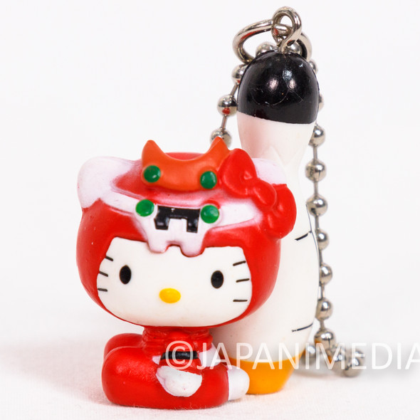 Evangelion EVA-02 x Hello Kitty Bowling Pin Figure Ballchain Sanrio Japan Anime | Japanimedia Store Front