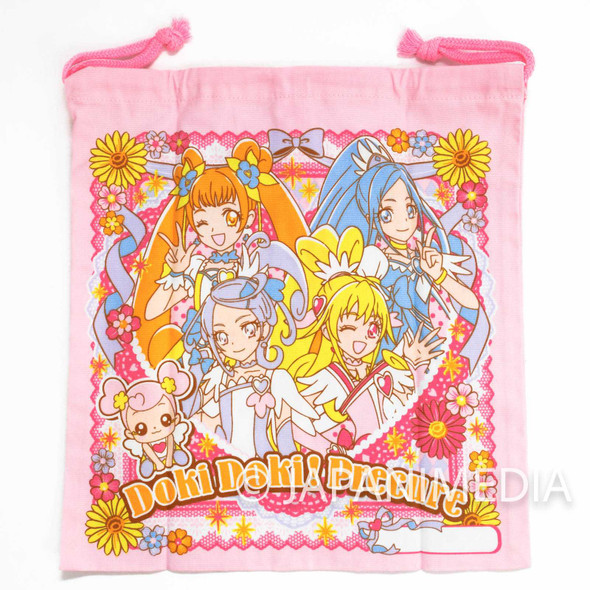 Doki Doki! PreCure Drawstring bag Japanimedia Store FRONT