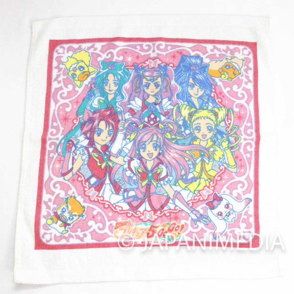 Yes! PreCure 5 Go Go! Mini Towel [Dream / Rouge / Lemonade / Mint / Aqua / Milky Rose] Japanimedia Store FRONT