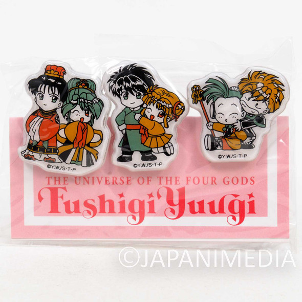 Fushigi Yugi Soft Mascot Clip 3pc Set Japanimedia Store FRONT