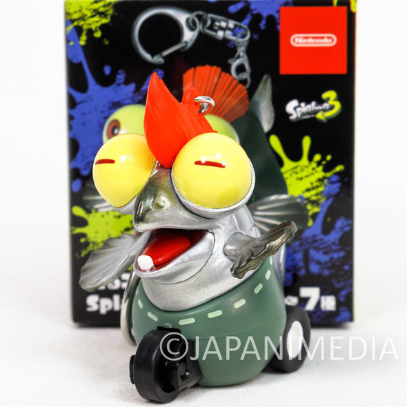 Splatoon 3 Smallfry Pull-back Car Figure Keychain #4 Nintendo Japanimedia Store FRONT