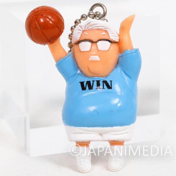 RARE! SLAM DUNK Anzai Sensei teacher Mini Figure Ballchain Japanimedia Store FRONT