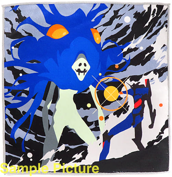 Evangelion EVA-01 & 10th Angel Hand Towel 10x10inch BANDAI JAPAN Japanimedia Store FRONT