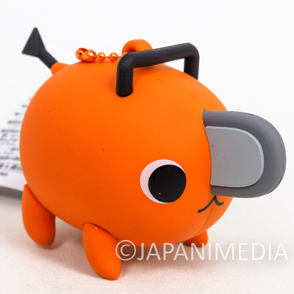 Chainsaw Man Pochita Rubber Mascot Figure Ballchain / Shonen Jump Japanimedia Store FRONT