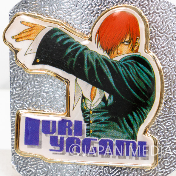 King of Fighters KOF '97 Iori Yagami Metal Pins JAPAN SNK NEOGEO Japanimedia Store FRONT