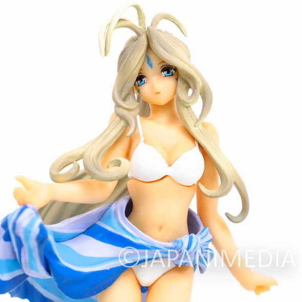 Ah! My Goddess Belldandy (Swimsuit / White ver.) Beachside collection Mini Figure JAPAN Japanimedia Store FRONT
