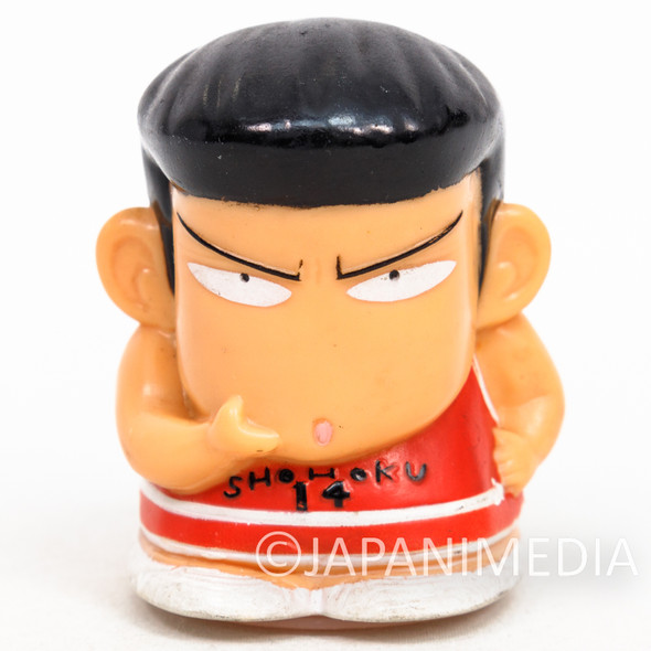 Retro RARE! SLAM DUNK Hisashi Mitsui 2" Soft Vinyl Figure Coin Bank Japanimedia Store FRONT