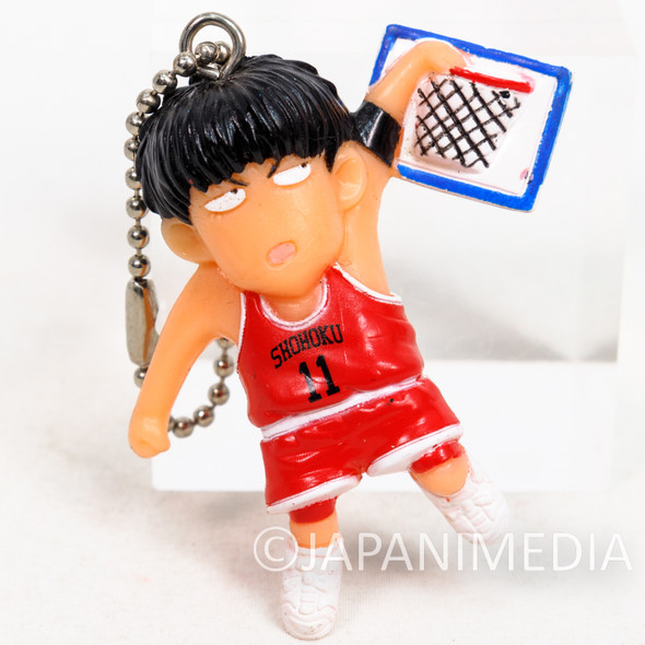 SLAM DUNK Kaede Rukawa Mini Figure Ball Key Chain JAPAN 4 Japanimedia Store FRONT