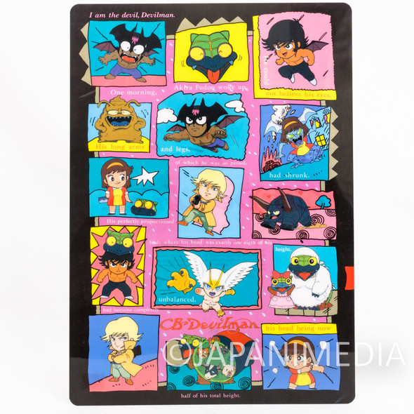 CB Devilman Plastic Pencil Board Pad Shitajiki Movic Japanimedia Store FRONT