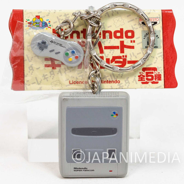 Nintendo Game Console History Miniature Figure Key Chain Super Famicom SNES Japanimedia Store FRONT
