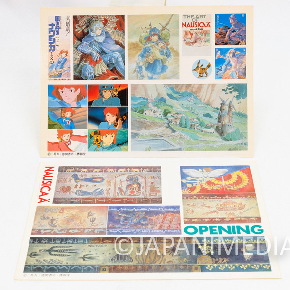 Retro RARE Nausicaa of the Valley of the Wind Sticker Sheet 2pc Set Japanimedia Store