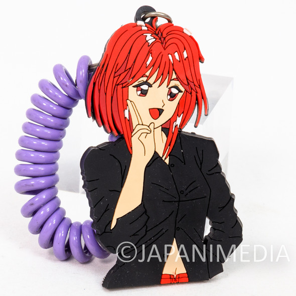 Retro Tokimeki Memorial Yuko Asahina Rubber Mascot Keychain KONAMI Japanimedia Store FRONT