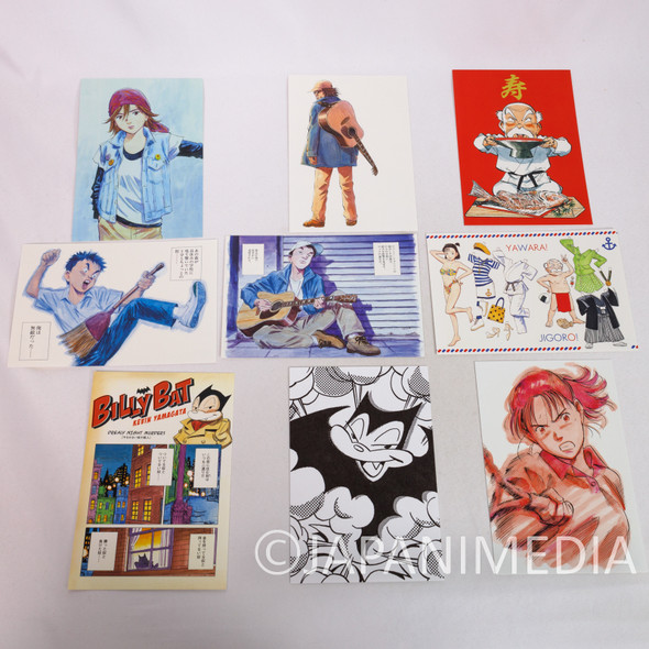 Naoki Urasawa Exhibition Post Card 9pc Set /YAWARA 20th Century Boys Japanimedia Store FRONT
