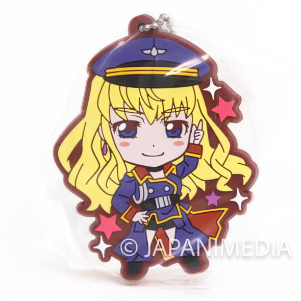 Macross Frontier Sheryl Nome Macross Crossover Capsule Rubber Mascot Keychain Japanimedia Store FRONT