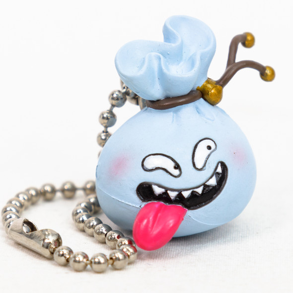 Retro RARE! Dragon Quest Bag o' laughs Mini Figure Ballchain WARRIOR ENIX 2 Japanimedia Store FRONT
