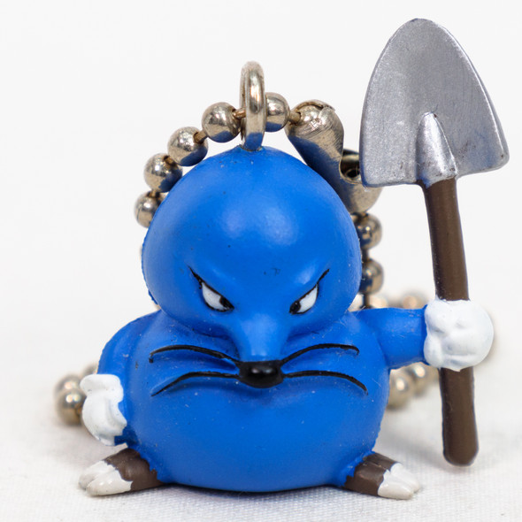 Retro RARE! Dragon Quest Mad Mole Mini Figure Ballchain WARRIOR ENIX 2 Japanimedia Store FRONT