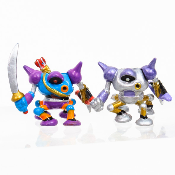 Retro RARE! Dragon Quest Trauminator & Hunter Mech Miniature Figure WARRIOR ENIX Japanimedia Store FRONT