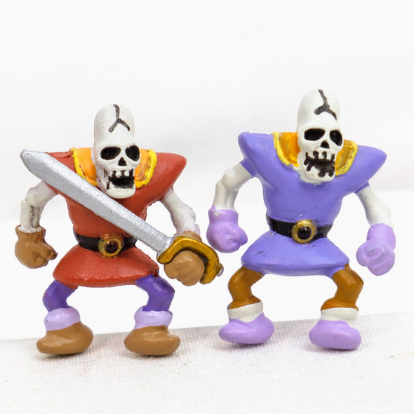 Retro RARE! Dragon Quest Skeleton & Skeleton soldier Miniature Figure WARRIOR Japanimedia Store FRONT