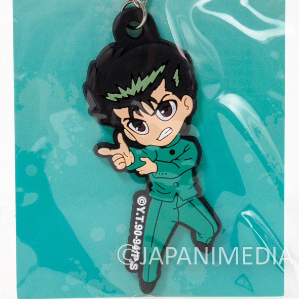 Yu Yu Hakusho Yusuke Urameshi Rubber Mascot Keychain Japanimedia Store FRONT