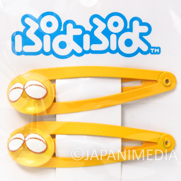 PUYO PUYO Yellow Hair Snap Clip 2pc Set Japanimedia Store FRONT