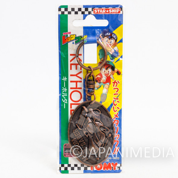 Bakusou Kyoudai Let's & Go!! MAGNUM SABER Metal Mascot Keychain TOMY Japanimedia Store FRONT