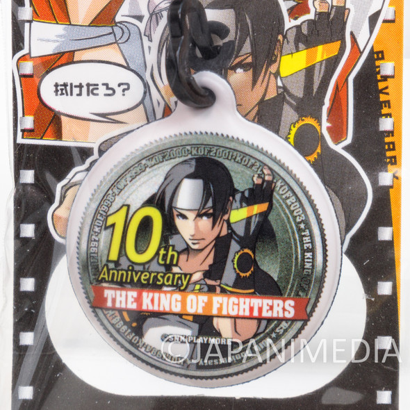 (JUNK/BROKEN) King of Fighters Kyo Kusanagi Screen Cleaner Mascot Strap KOF Japanimedia Store FRONT