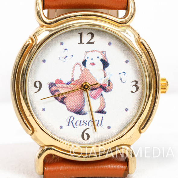 Retro RARE! Rascal the Raccoon Wrist Watch World Masterpiece Theater Japanimedia Store FRONT