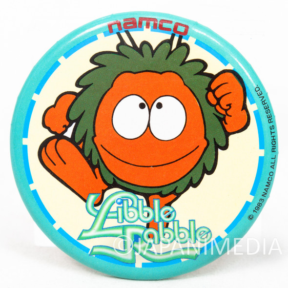Libble Rabble Can Button Badge Pins JAPAN GAME NAMCO Japanimedia Store FRONT