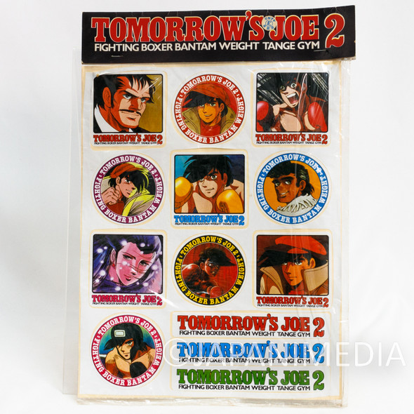 Retro RARE! Ashita no Joe Sticiker Sheet Japanimedia Store FRONT