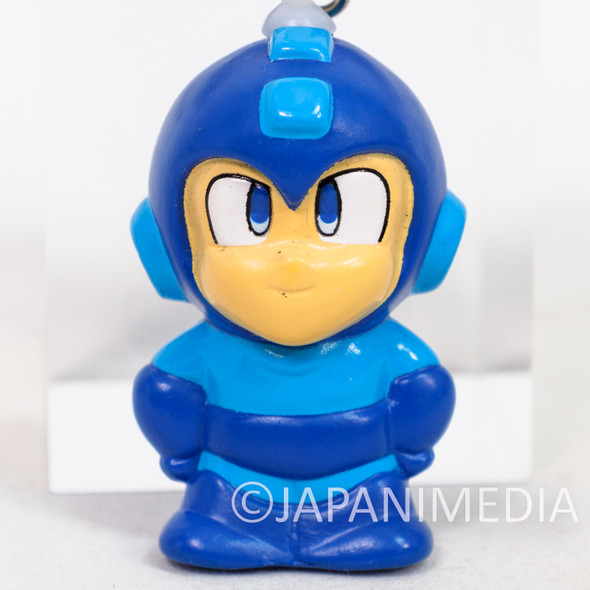 RARE! MEGA MAN Soft Vinyl Figure Keychain #1 CAPCOM ROCKMAN
