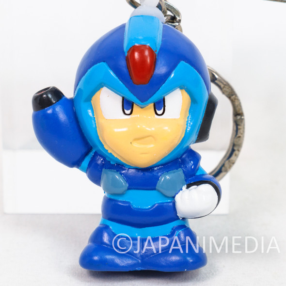 RARE! MEGA MAN Soft Vinyl Figure Keychain #2 CAPCOM ROCKMAN