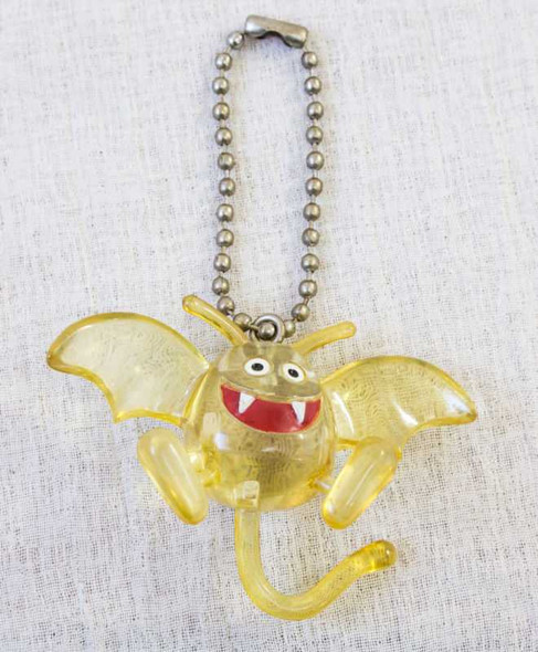 Dragon Quest Monster Figure Keychain Drakee Clear Yellow Ver. JAPAN GAME Japanimedia Store FRONT